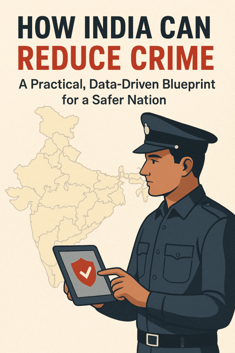 Building a Safer India: Smart Strategies to Reduce Crime Effectively